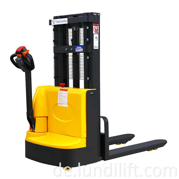 2000mm Walkie Powered Electric Stacker Pallet Stacker